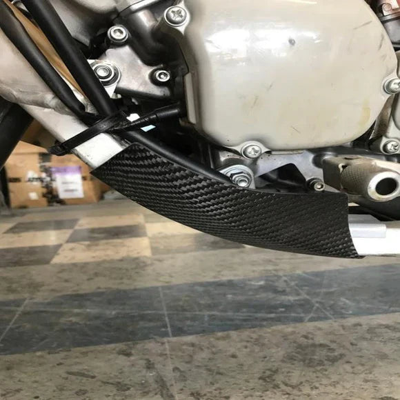 P3 Carbon Skid Plate 2019+ Yamaha/Fantic 125 w/ Linkage | 307041