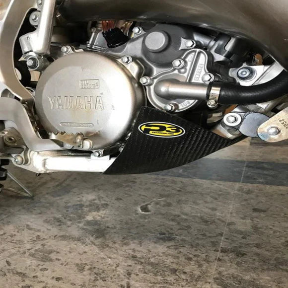 P3 Carbon Skid Plate 2019+ Yamaha/Fantic 125 w/ Linkage | 307041