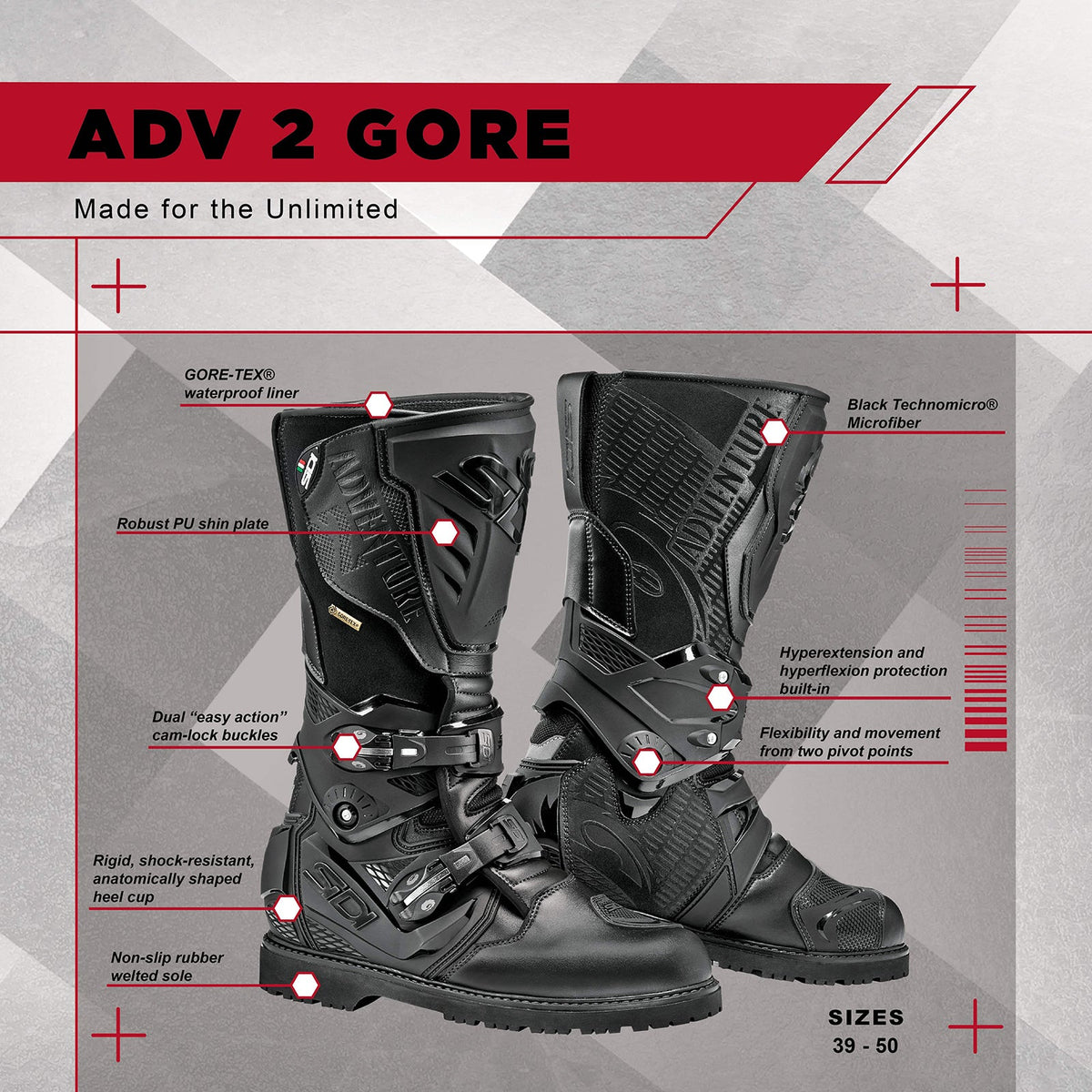 SIDI Adventure 2 Gore ADV/Dualsport Boots