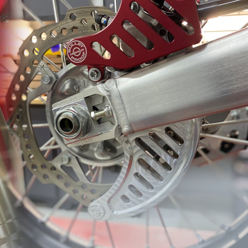 Bullet Proof Designs - Honda Rear Disc Guard CRF250R/RX 2022 and CRF450RX/X/L/RL 2017-2025 | HON-RD-17-450RX
