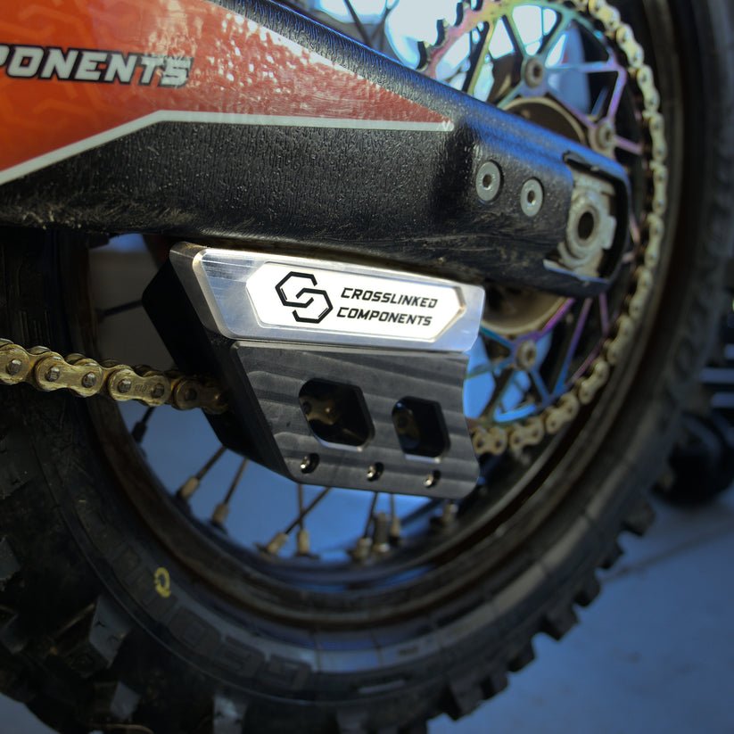 Crosslinked Components Integrated Chain Guide & Guard Combo