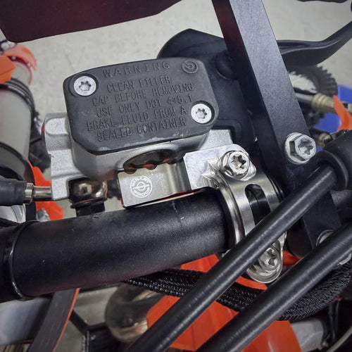 Bullet Proof Designs Titanium Brembo Master Cylinder Perch Guards | TI-BREMBO-MC-GUARD