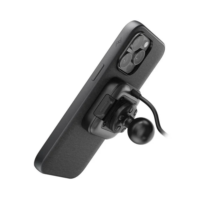 Peak Design Locking Qi2 1" Ball Mount Adapter w/ Wireless Charging