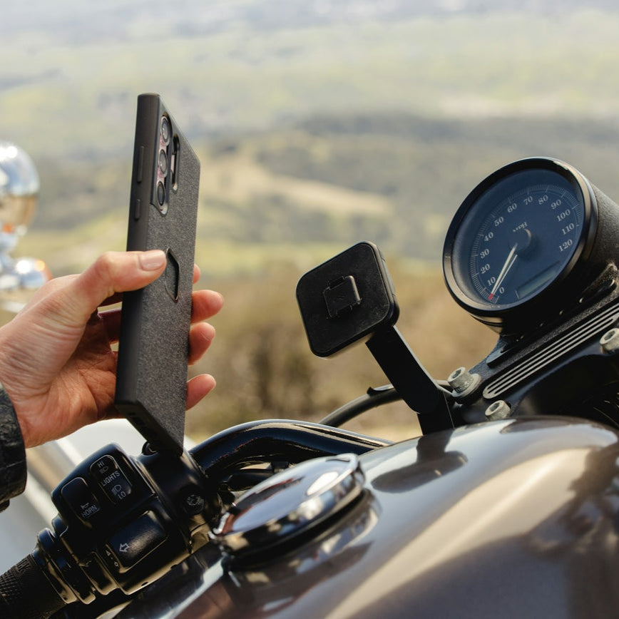 Peak Design Locking Qi2 Motorcycle Bar Phone Mount w/ Wireless Charging