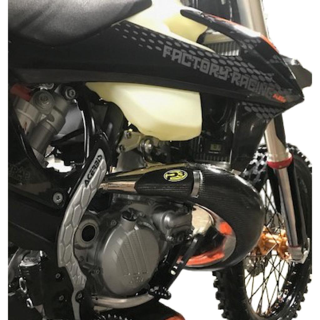 P3 Carbon Fiber Pipe Guard For KTM/HUS/GasGas | 101071