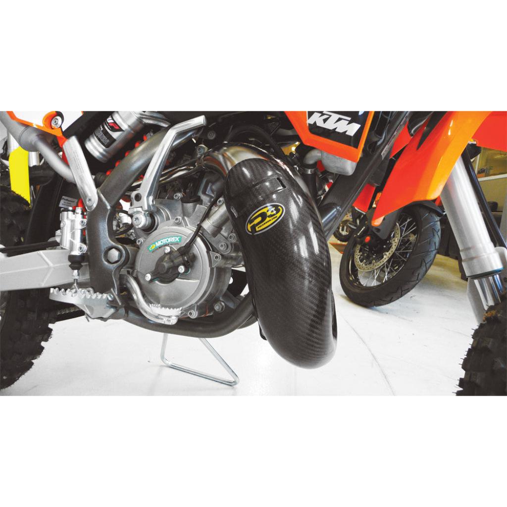 P3 Carbon Fiber Pipe Guard KTM 65 | 101020