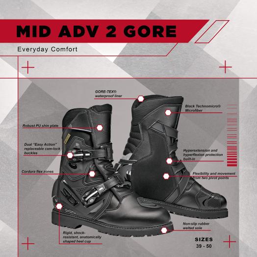 SIDI Mid Adventure 2 Gore ADV/Dualsport Boots
