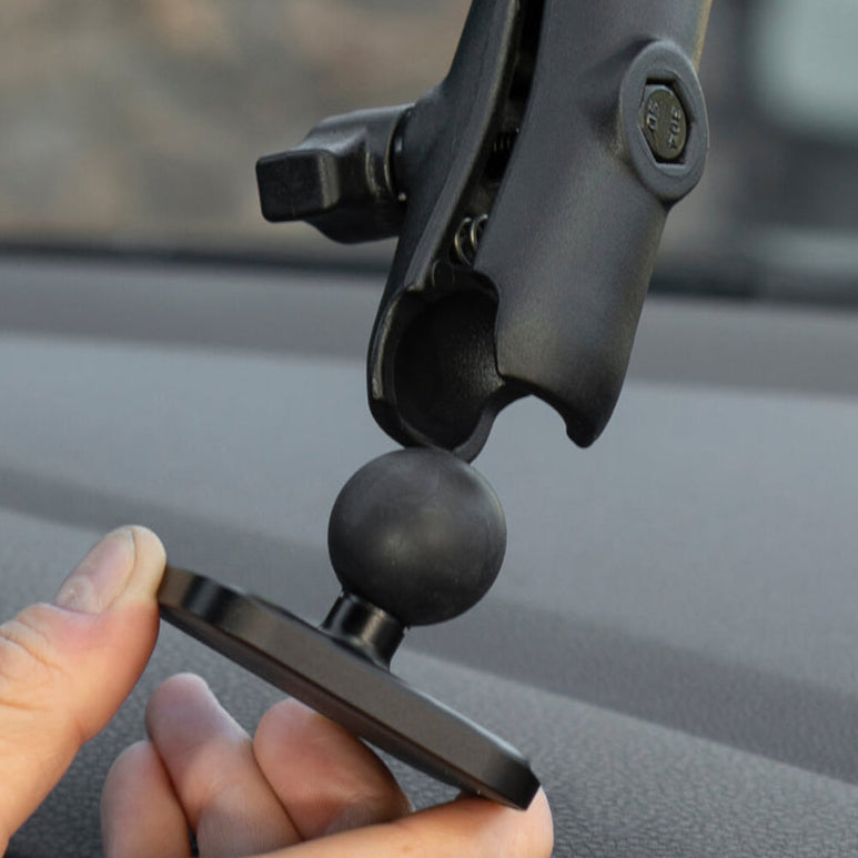 Peak Design Locking Qi2 1" Ball Mount Adapter w/ Wireless Charging